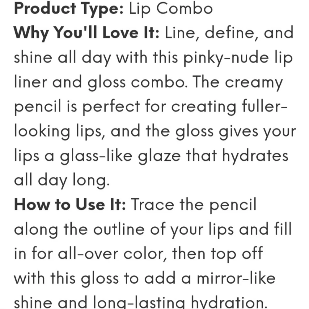 NEW PINKY B COSMETICS The Perfect Lip Combo In Shade OPEN HEART full Size